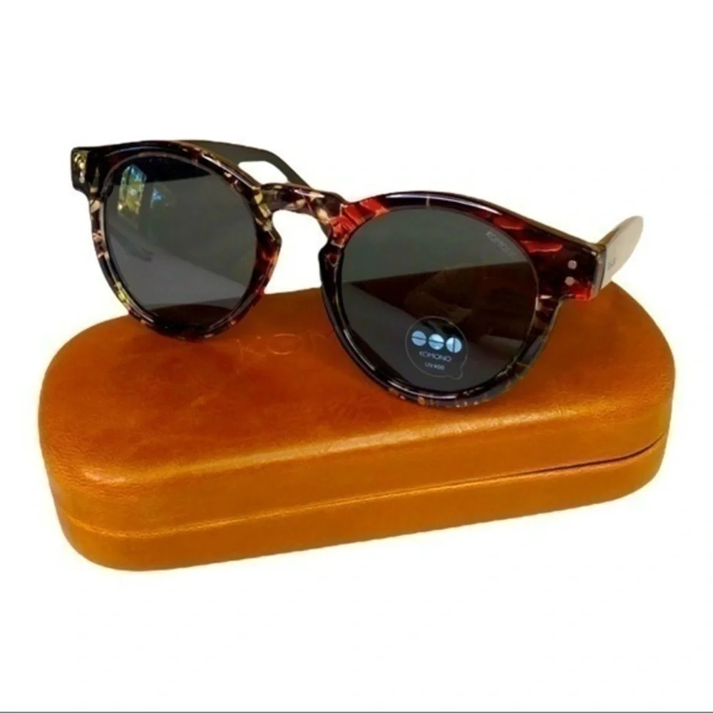 KOMONO Clement Fern Sunglasses NEWround floral
